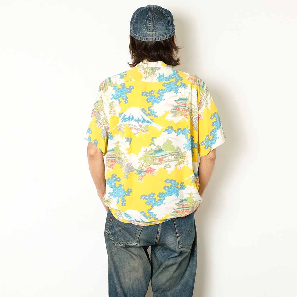 SUN SURF - S/S RAYON HAWAIIAN SHIRT - ANCIENT CAPITAL - SS39618