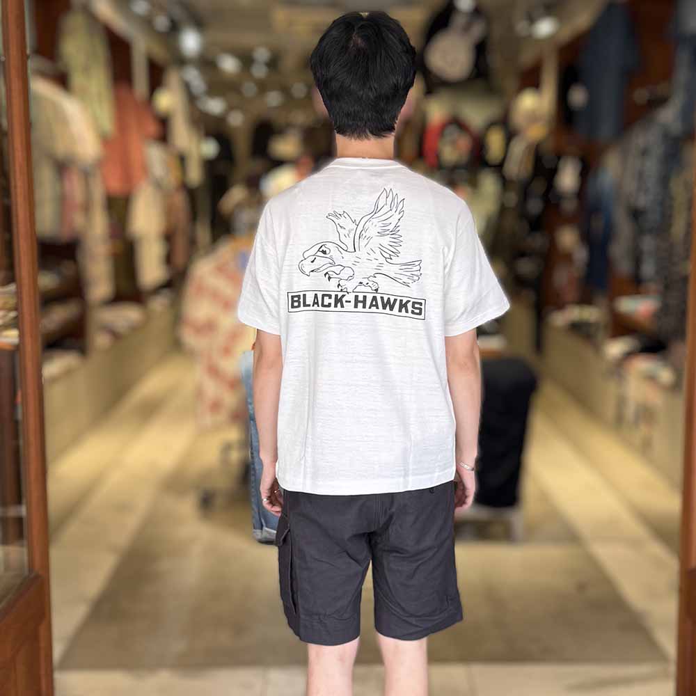 WAREHOUSE - Lot 4601 - S/S T-SHIRT - PLAINVILLE - 4601PLA-25