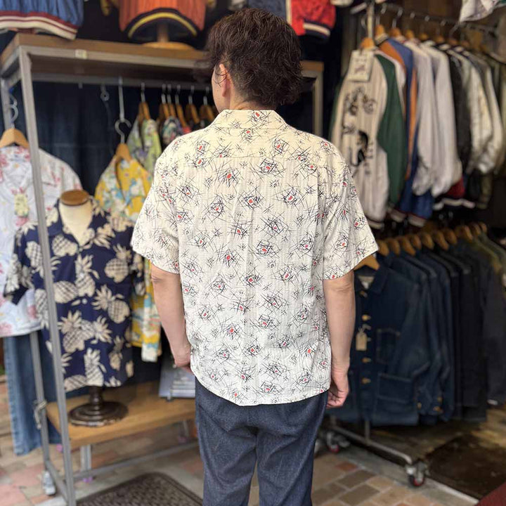 STAR OF HOLLYWOOD - DOBBY COTTON OPEN SHIRT - ATOMIC - SH39715