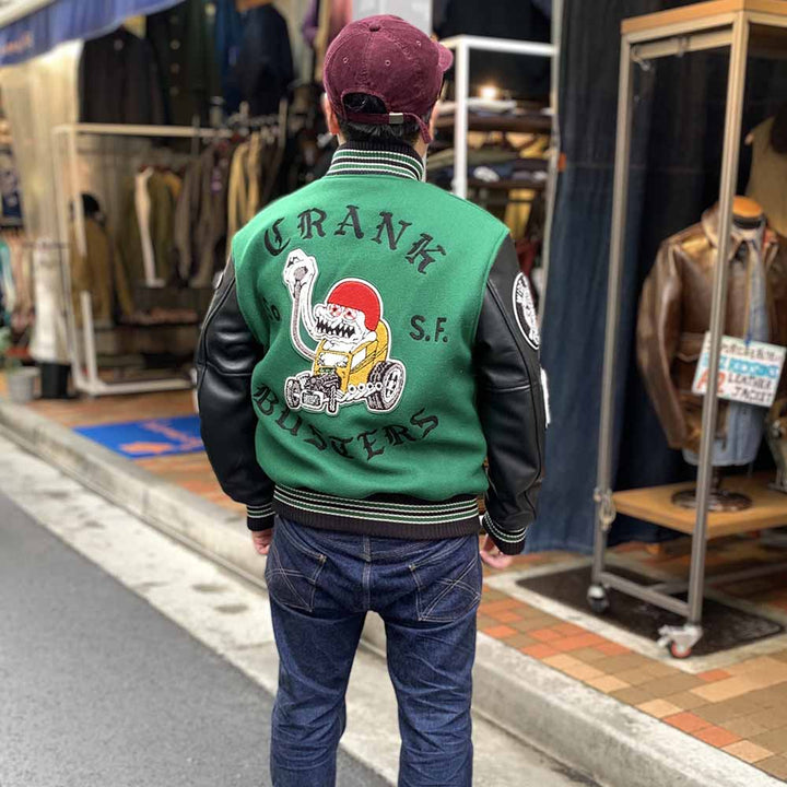 WHITESVILLE - 30oz. WOOL MELTON AWARD JACKET - CRANK BUSTERS - WV15602