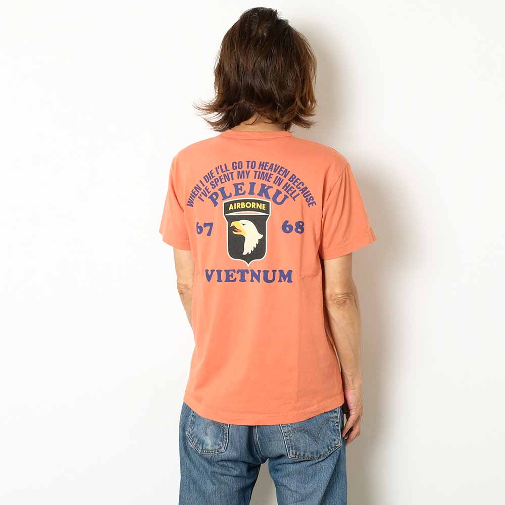 BUZZ RICKSON'S - S/S T-SHIRT - PLEIKU VIETNUM - BR79623