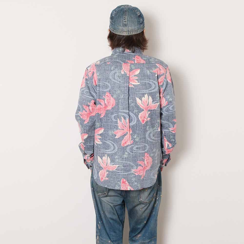 KOROMO ZAKURA - Southern Cross - Long-Sleeve Regular Shirt  - Ura-Kingyo - SA1787