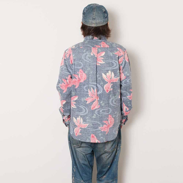 KOROMO ZAKURA - Southern Cross - Long-Sleeve Regular Shirt  - Ura-Kingyo - SA1787