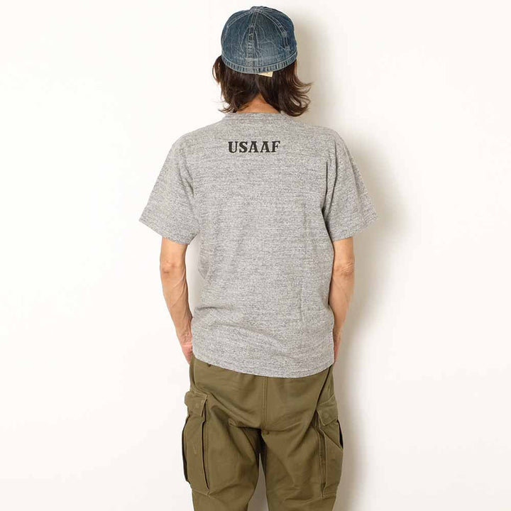 BUZZ RICKSON'S - SLUB YARN T-SHIRT - USAAF HARDING FIELD - BR79726