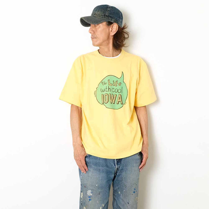 BARNS - 20/- JPN Standard S/S Print T-shirt - IOWA - BR-26254