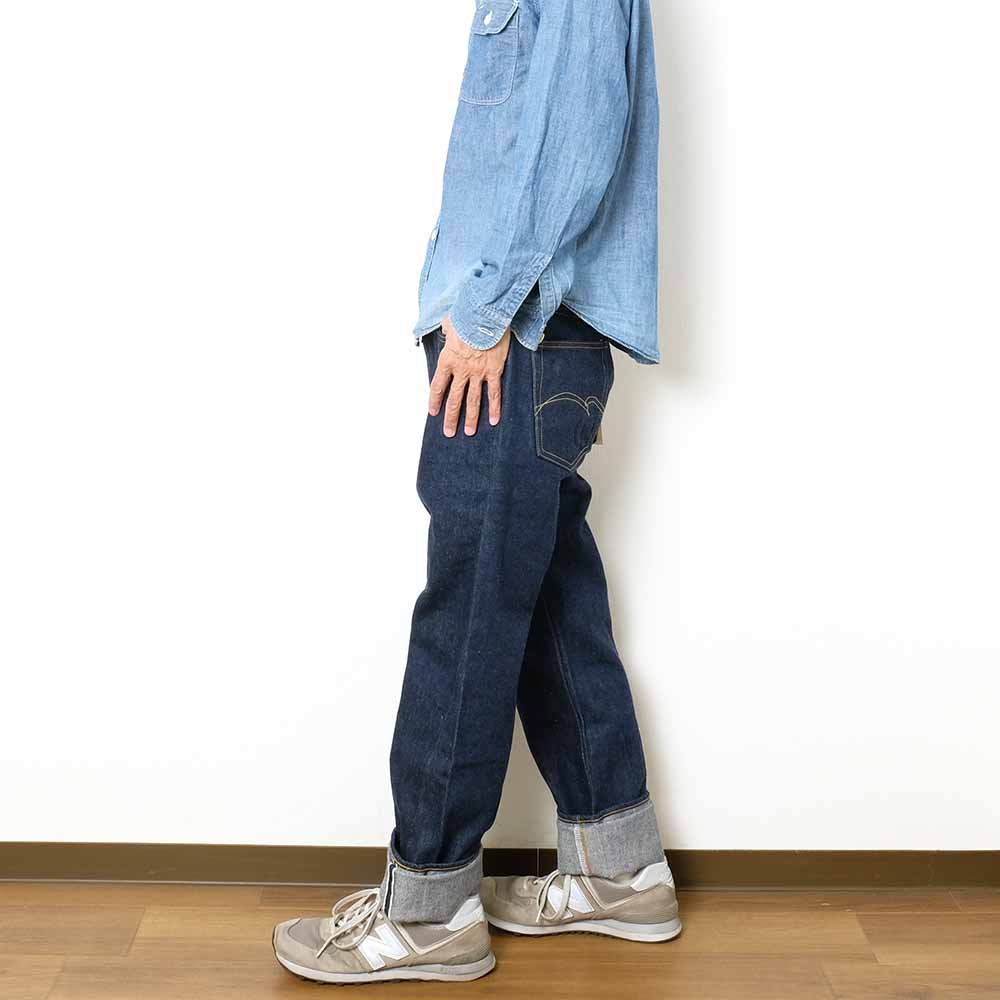 STUDIO D’ARTISAN - 15oz. Natural Indigo - Tapered Fit Jeans - SD-800