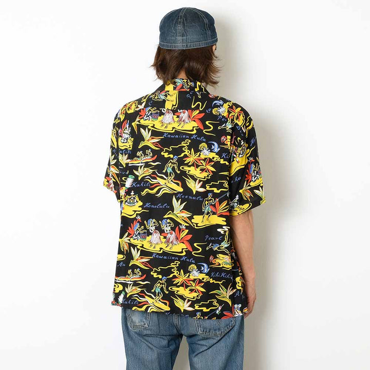 SUN SURF - RAYON HAWAIIAN SHIRT - HAWAIIAN HULA - SS39411