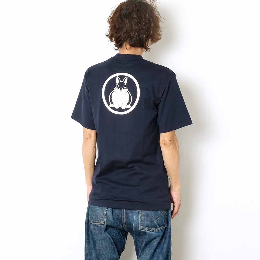 麿紋 - S/S T-SHIRT - ラビット - USAGI-M