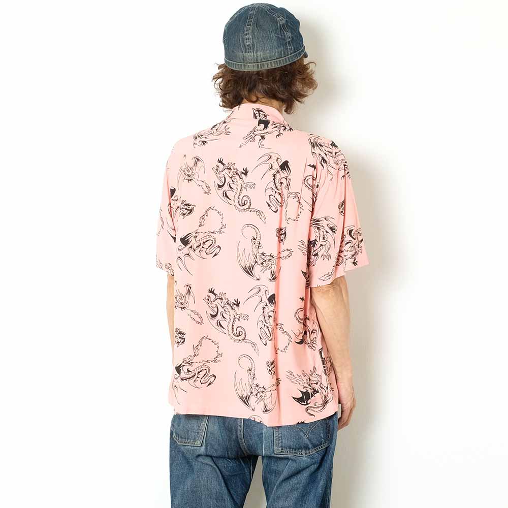 STAR OF HOLLYWOOD × VINCE RAY - HIGH DENSITY RAYON OPEN SHIRT - RETURN OF THE DRAGON - SH39309