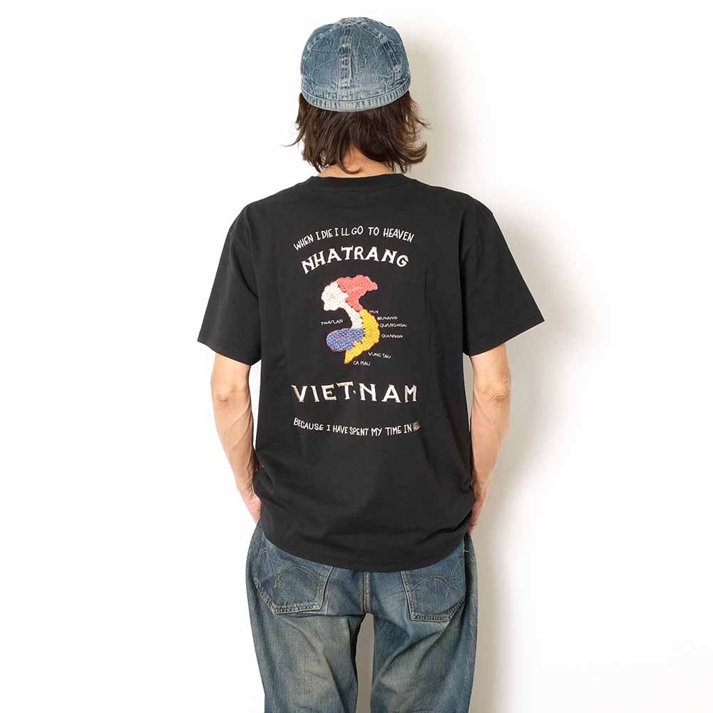 TAILOR TOYO - S/S SUKA T-SHIRT - EMBROIDERED - VIET-NAM - TT79745