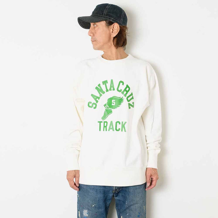 BARNS - Vintage Side Rib Crew Sweat - WING FOOT - BR-24438