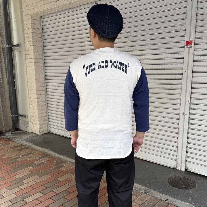 WAREHOUSE - Lot.4800 - 3/4 SLEEVE BASEBALL T-SHIRT - SWIN TEAM - 4800SWI-25