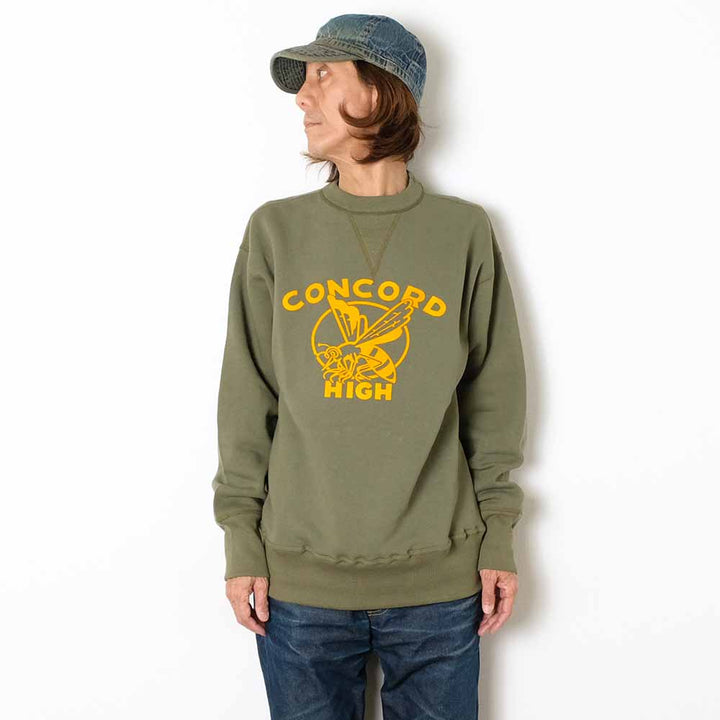 WAREHOUSE - Lot.401 - SET IN SLEEVE SWEAT - CONCORD - 401CON-25