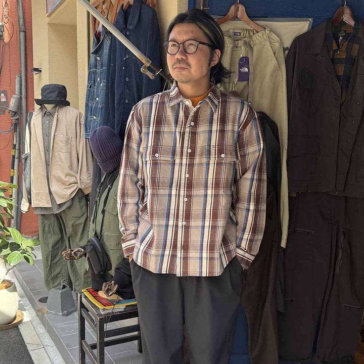 UNIVERSALOVERALL - FLANNEL PLAID WORK SHIRT - HT2531100