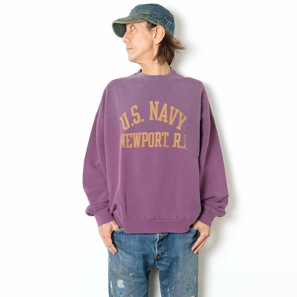 REMI RELIEF　レミレリーフ SP加工 3飛び裏毛クルー - U.S.NAVY - RN28369107