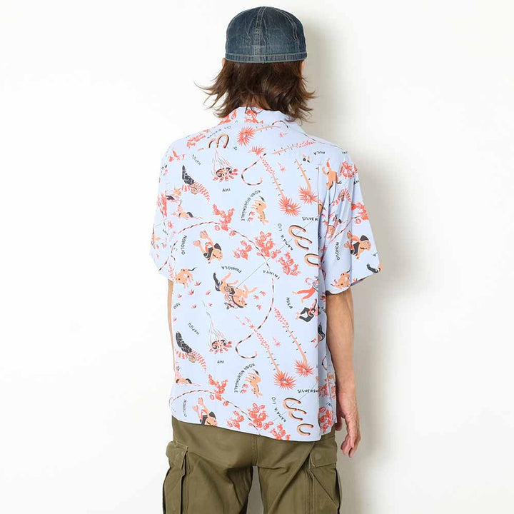 SUN SURF - RAYON HAWAIIAN SHIRT - PANIOLA TOWN - SS39420