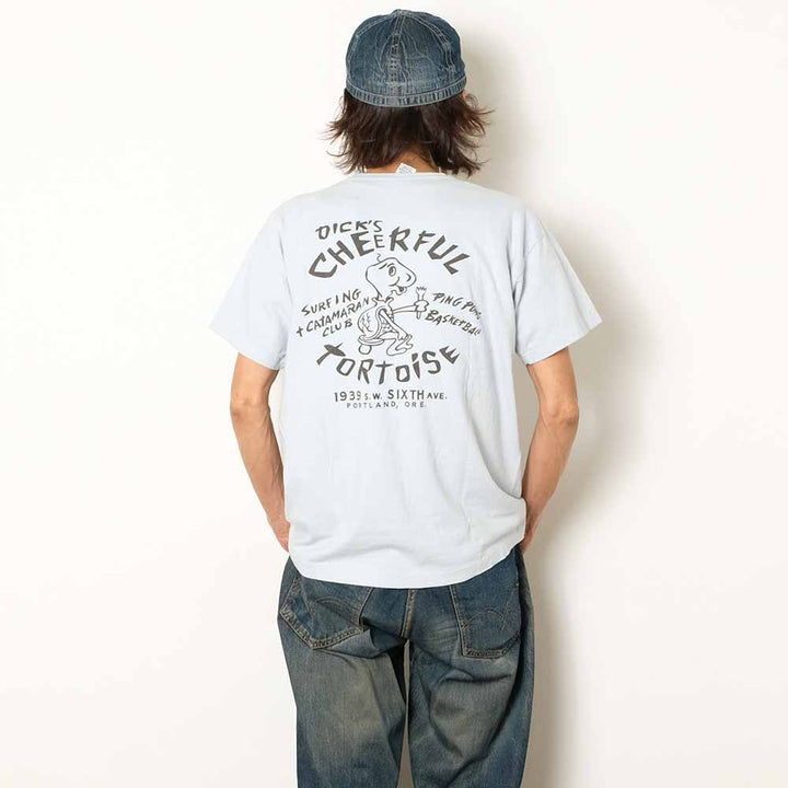 WAREHOUSE - 2ND HAND SERIES - Lot.4064 - S/S T-SHIRTS - TORTOISE - 4064TOR-26