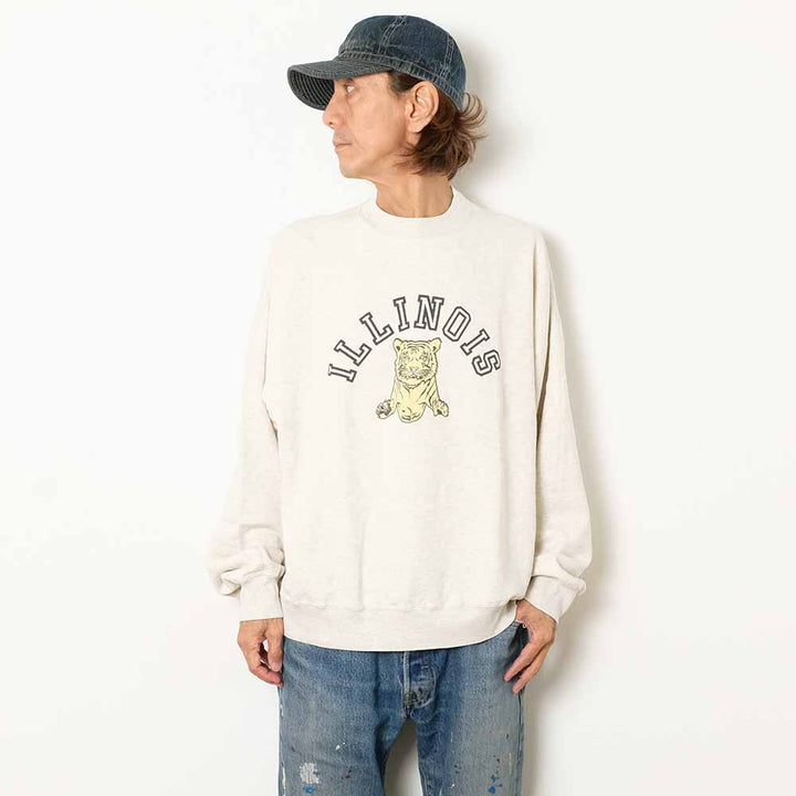 REMI RELIEF - SP Processing Fleece-Lined Crew Neck Sweatshirt - ILLINOIS - RN29373151