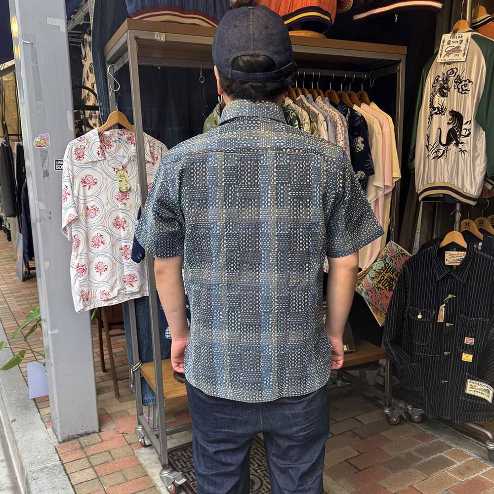 STUDIO D’ARTISAN & SA. - NORAGI SASHIKO S/S SHIRT - 5657