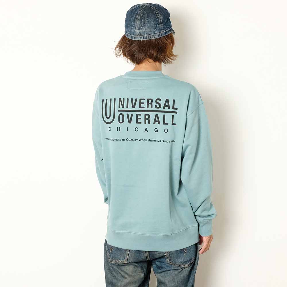 UNIVERSAL OVERALL - Crew Neck Sweatshirt - BACK LOGO - U2533250-E
