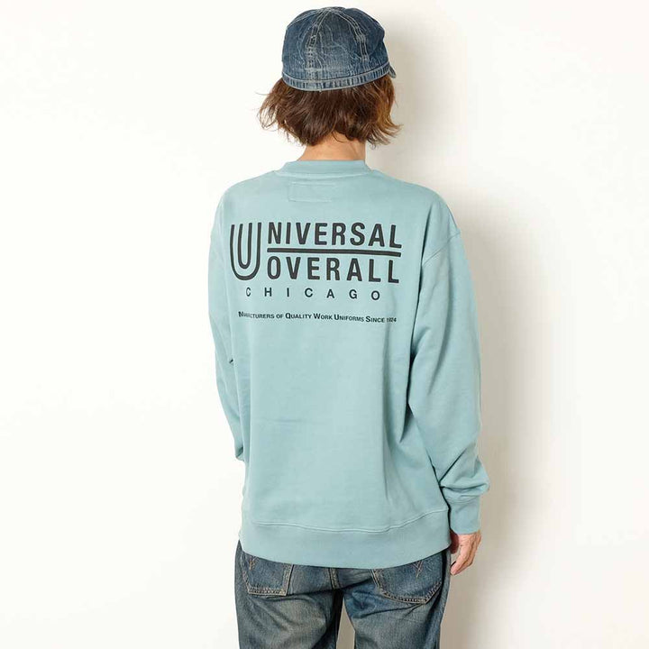 UNIVERSAL OVERALL - Crew Neck Sweatshirt - BACK LOGO - U2533250-E