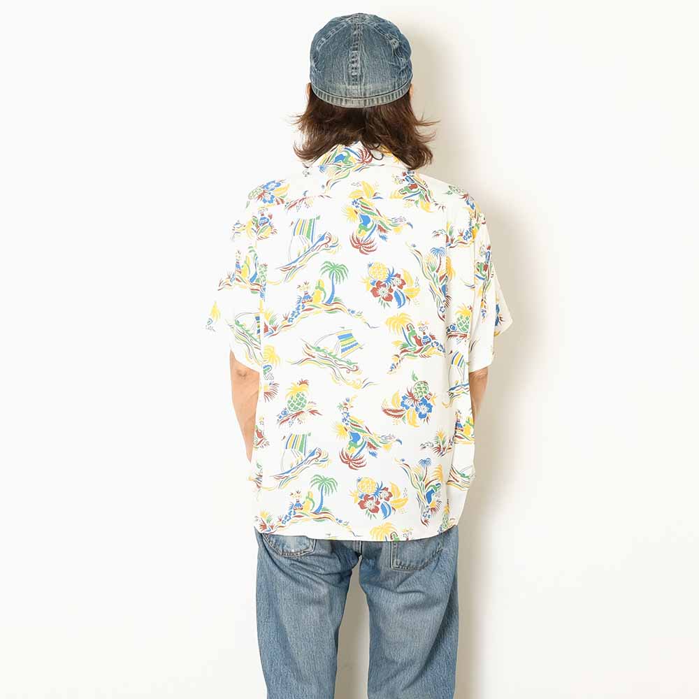 SUN SURF - S/S RAYON HAWAIIAN SHIRT - ISLAND TRIP - SS39620