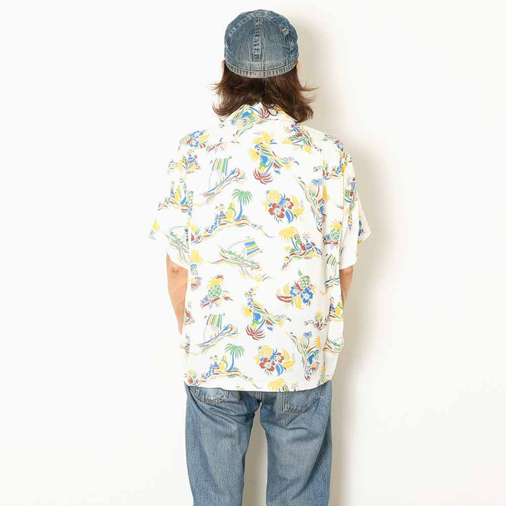 SUN SURF - S/S RAYON HAWAIIAN SHIRT - ISLAND TRIP - SS39620