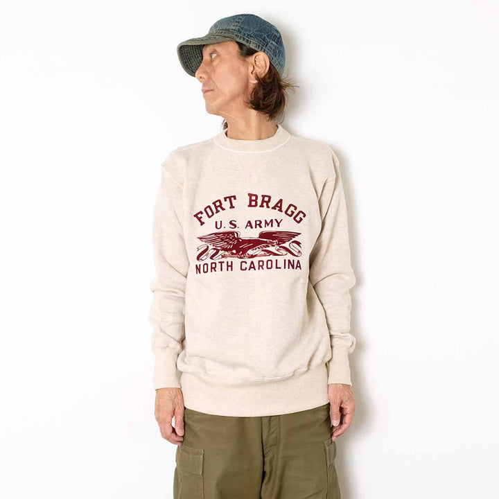 WAREHOUSE - Lot.403 - SET IN FREEDOM SWEATSHIRT - FORT BRAGG - 403FOR-25