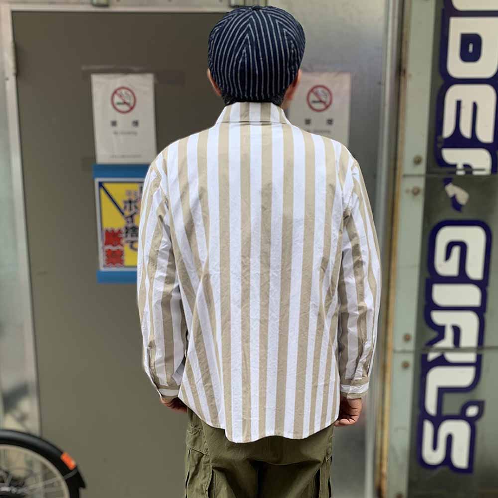 BARNS - WIDE STRIPE L/S SHIRT - BR-24200