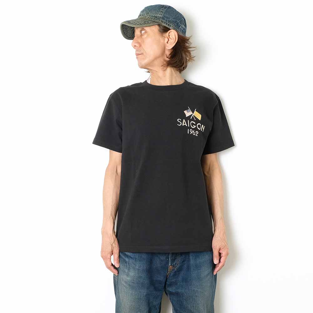TAILOR TOYO - S/S SUKA T-SHIRT - EMBROIDERED - SAIGON VIET-NAM - TT79590