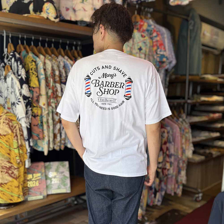 UNIVERSAL OVERALL - S/S T-SHIRT - BARBER SHOP - U2613219G-C