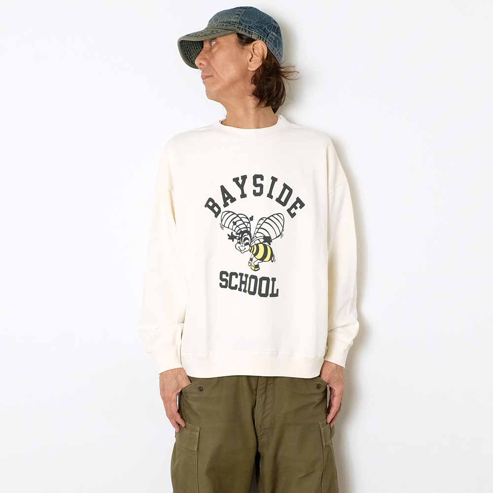 BARNS - Comfy Middle Weight Print Sweatshirt - BAYSIDE SCHOOL - BR-26199