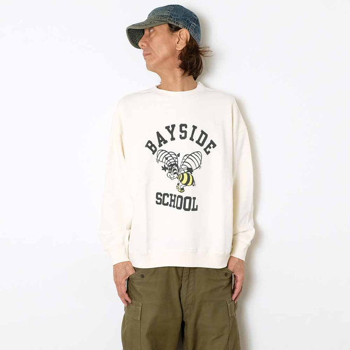 BARNS - Comfy Middle Weight Print Sweatshirt - BAYSIDE SCHOOL - BR-26199