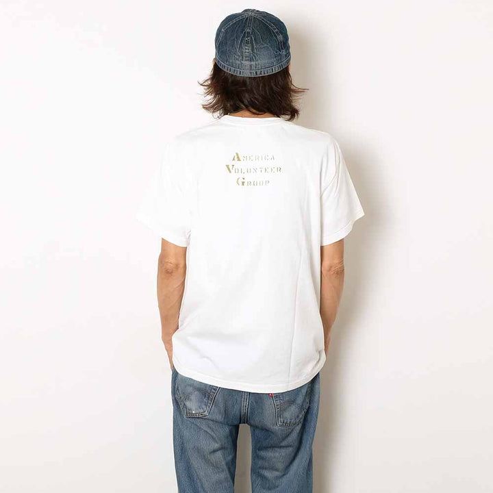BUZZ RICKSON'S - POST EXCHANGE T-SHIRT - FLYING TIGERS - BR79754