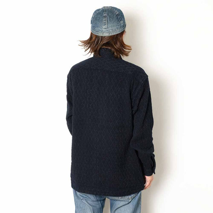 MOMOTARO JEANS - SASHIKO WORK SHIRT - MXLS1041