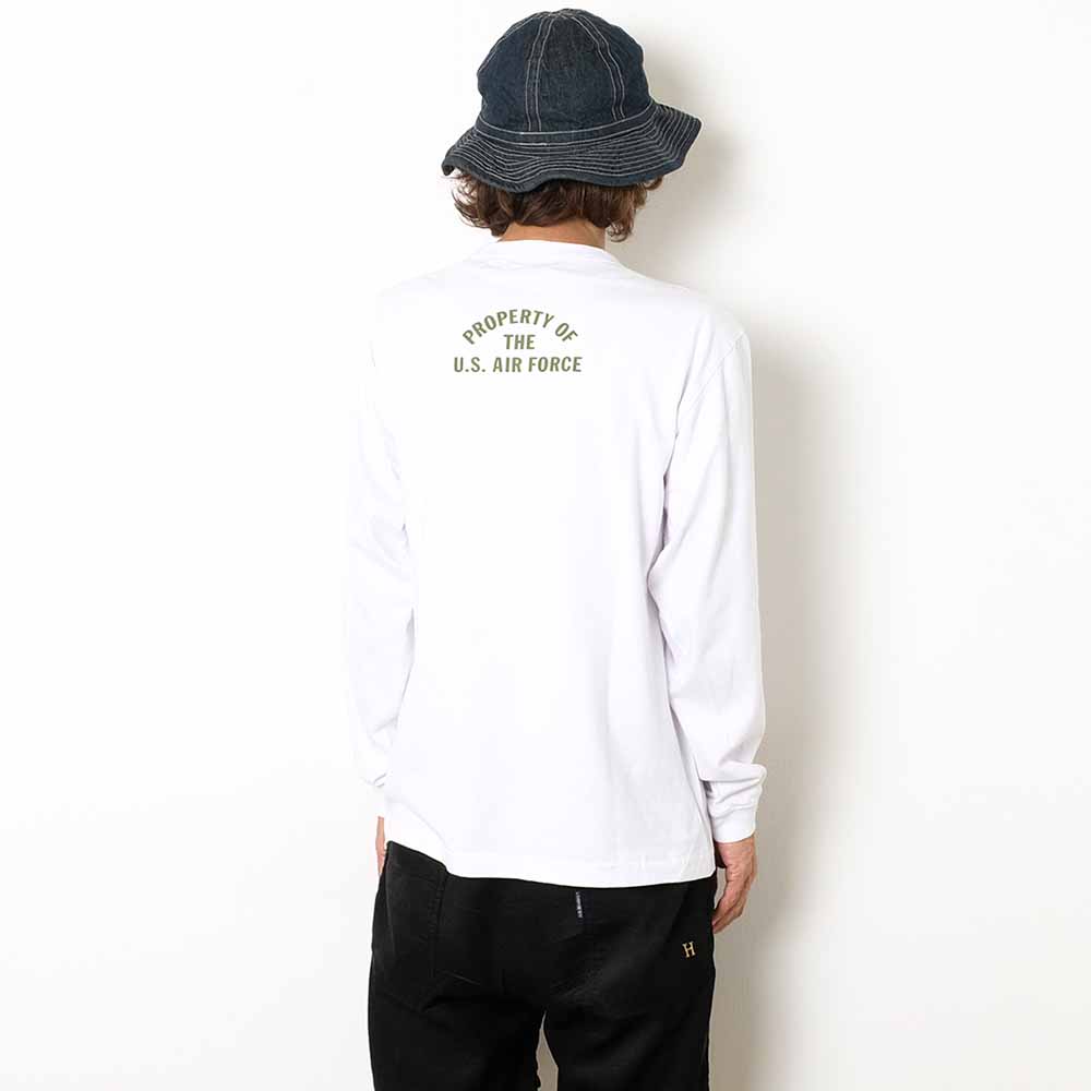 BUZZ RICKSON'S - L/S T-SHIRT - U.S. AIR FORCE - BR69446