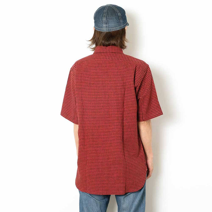 WAREHOUSE - Lot 3056 - SHORT SLEEVE PLAID WORK SHIRTS - A-Pattern - 3056A-25