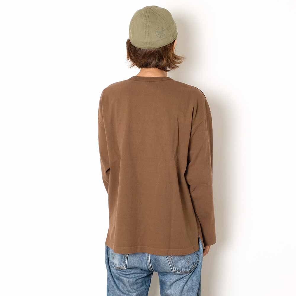 BARNS - 90'S BIG 9 SLEEVE T-SHIRT - SMILE - BR-25408