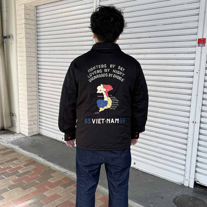 TAILOR TOYO - Mid 1960s Style Reversible Vietnam Jacket - VIET-NAM MAP × LANDSCAPE - TT15800