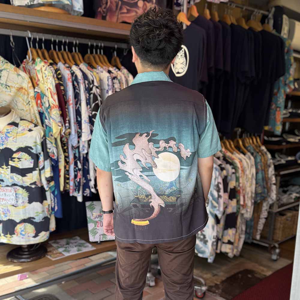 SUN SURF × National Treasure of Japan - TSUKIOKA YOSHITOSHI - SPECIAL EDITION - NISE MURASAKI INAKA GENJI - SS39531