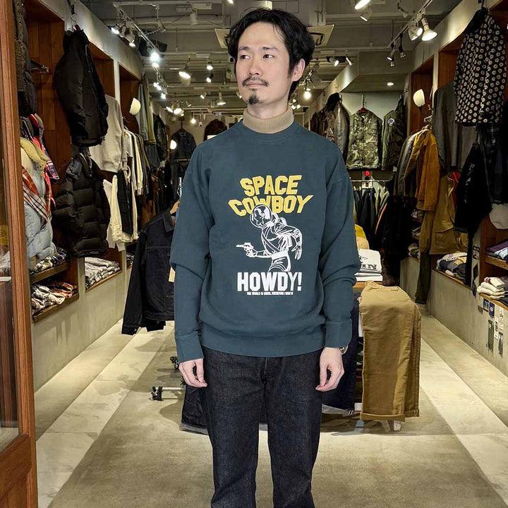 BARNS - Super Heavy Weight Sweatshirt - SPACE COWBOY - BR-26101