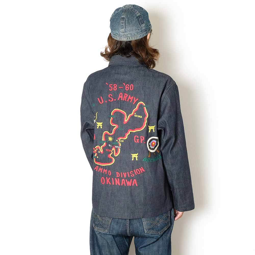 TAILOR TOYO - Late 1950s Style Blue Denim Okinawa Jumper - CHIBANA ARCHER'S - TT15881