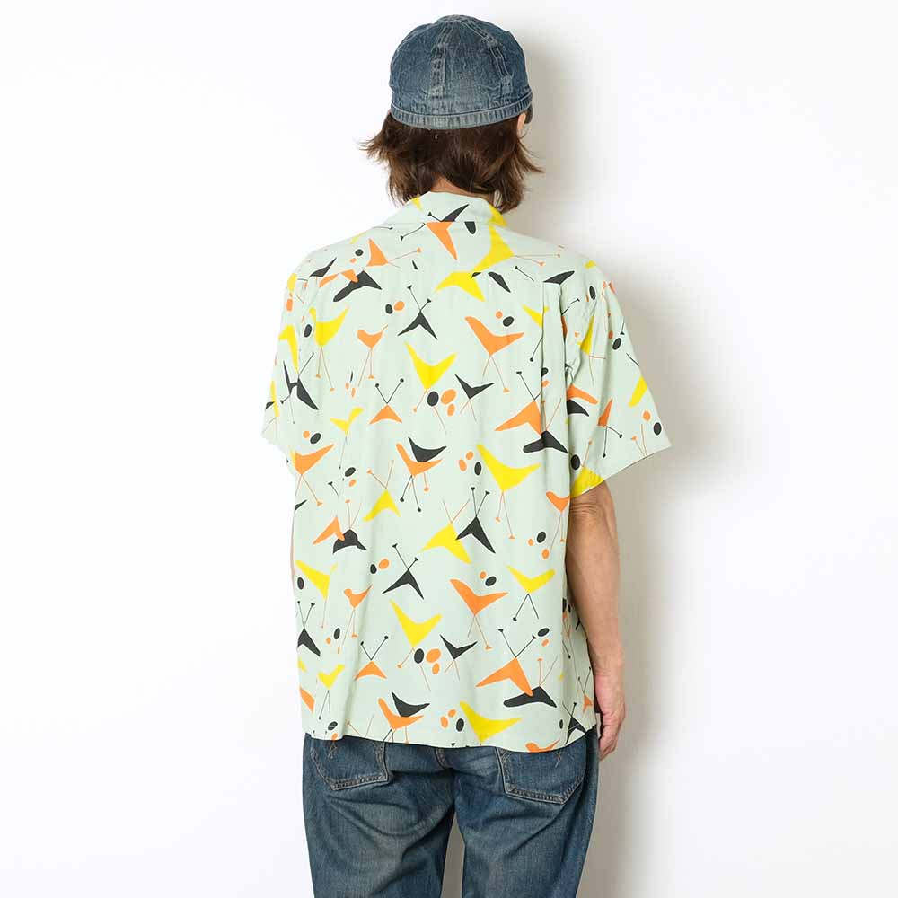 STAR OF HOLLYWOOD - HIGH DENSITY RAYON OPEN SHIRT - ATOMIC - SH39492