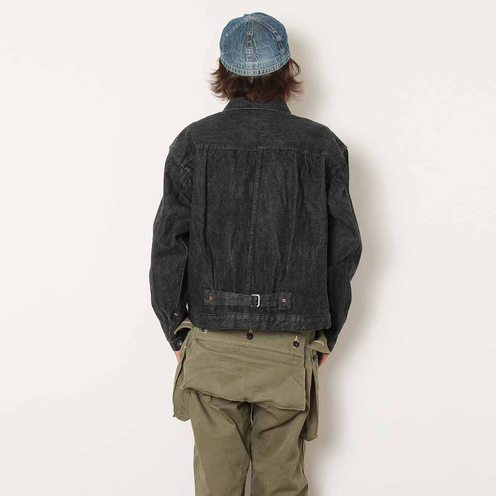 REMI RELIEF - 12oz DENIM WW2 MODEL JKT BLACK - RN31393069