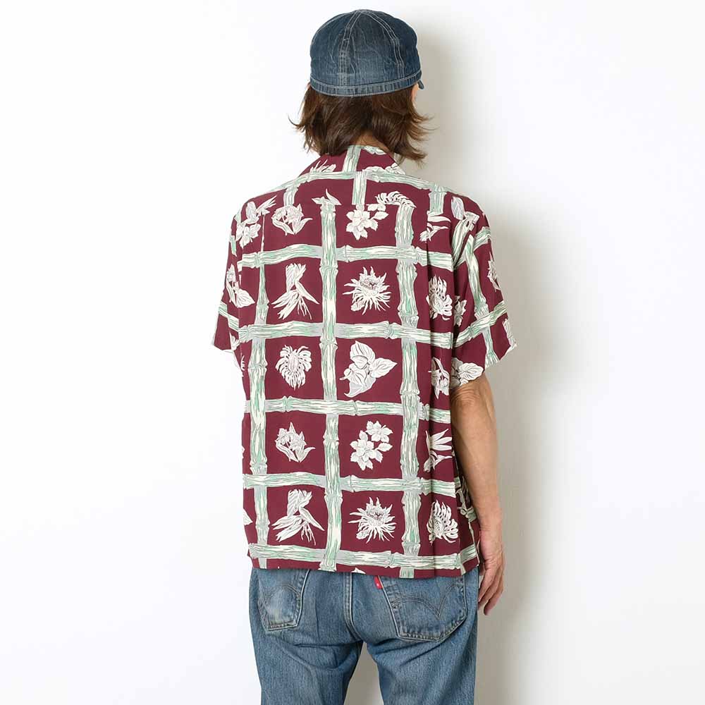 SUN SURF - RAYON HAWAIIAN SHIRT - ISLAND PLANTS - SS39419
