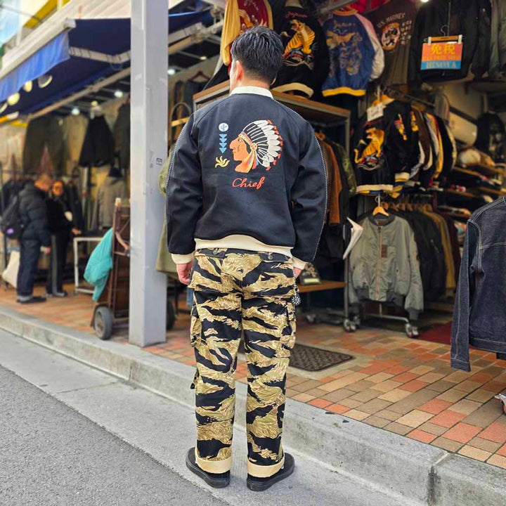 WESTOVERALLS - DENIM SOUVENR JACKET - WOVT-JK01-BW