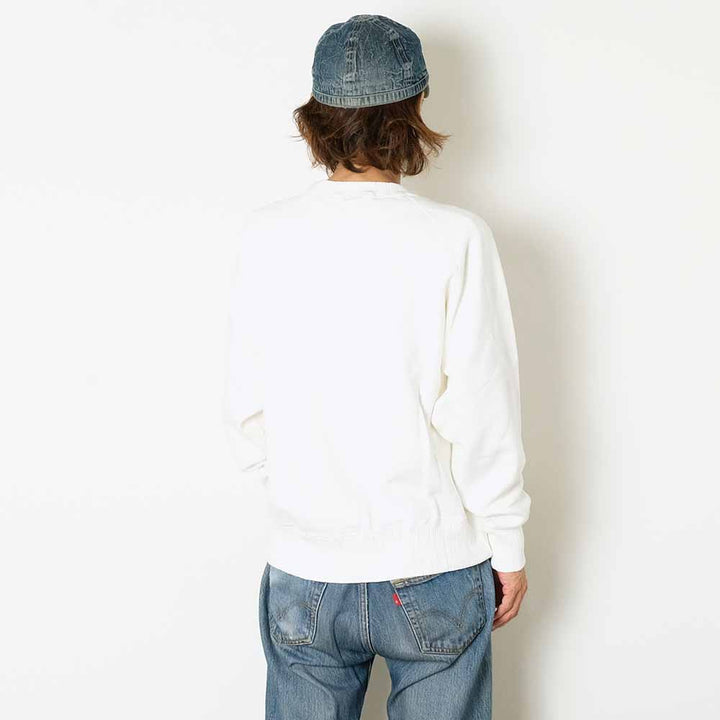 BARNS - Azuma Drop Needle Ribbed Crew Neck Print Sweatshirt - I'M LOST - BR-25437