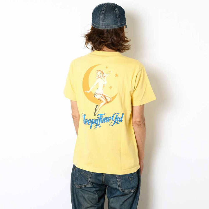 BUZZ RICKSON'S - S/S T-SHIRT - SLEEPY TIME GAL - BR79624