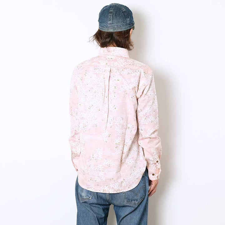 KOROMO ZAKURA - Southern Cloth - Long-Sleeve Regular Shirt - Kasumi Mai Zakura (Dancing Hazy Cherry Blossoms) - SA1662