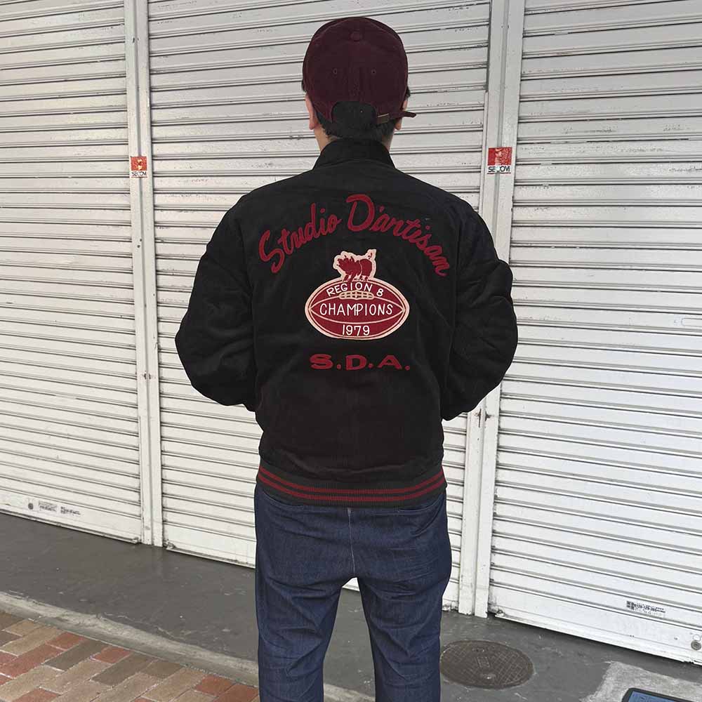 STUDIO D’ARTISAN - CORDUROY STADIUM JACKET - S.D.A. - 4626